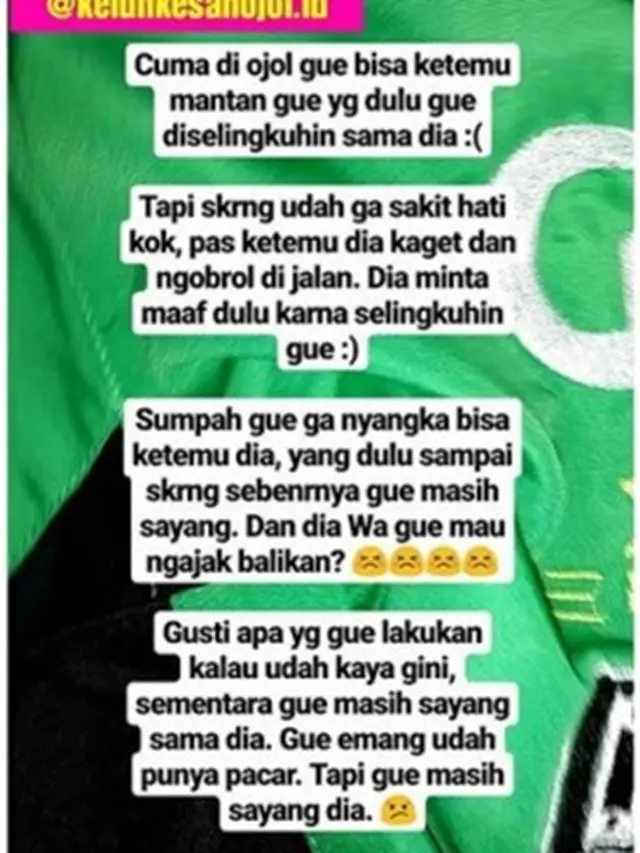 Bikin Salah Tingkah, 8 Momen Driver Ojek Online Ketemu Mantan