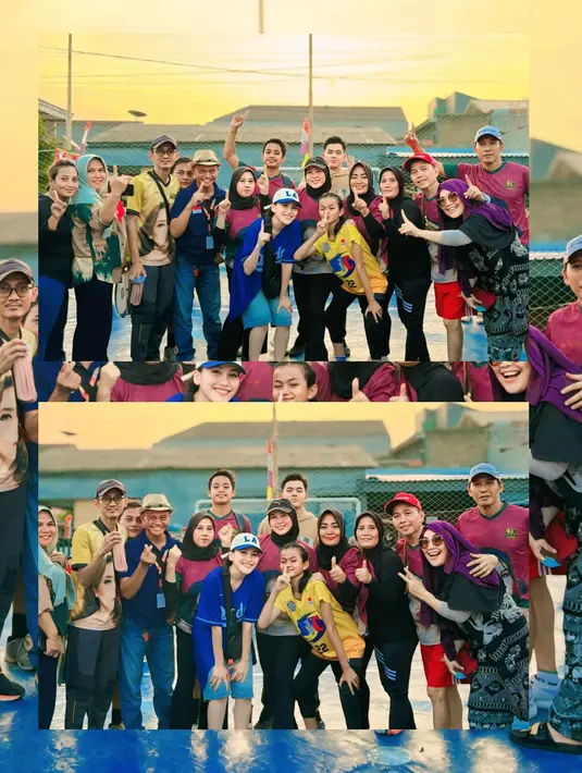 Ayu Ting Ting memang dikenal sangat berbaur dengan warga di kampungnya. Alih-alih nongkrong bareng artis, dia lebih sering main bareng warga dekat rumahnya. (Foto: Instagram/ ayutingting92)