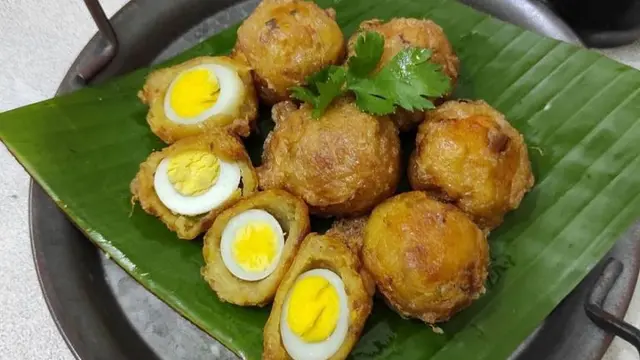 Perkedel Kentang Isi Telur Puyuh