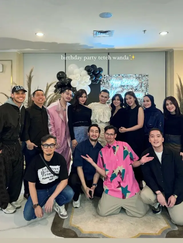 8 Adu Gaya Artis di Pesta Ulang Tahun Wanda Hara, Syifa Hadju Tampil Kasual hingga Celine Evangelista Berhijab