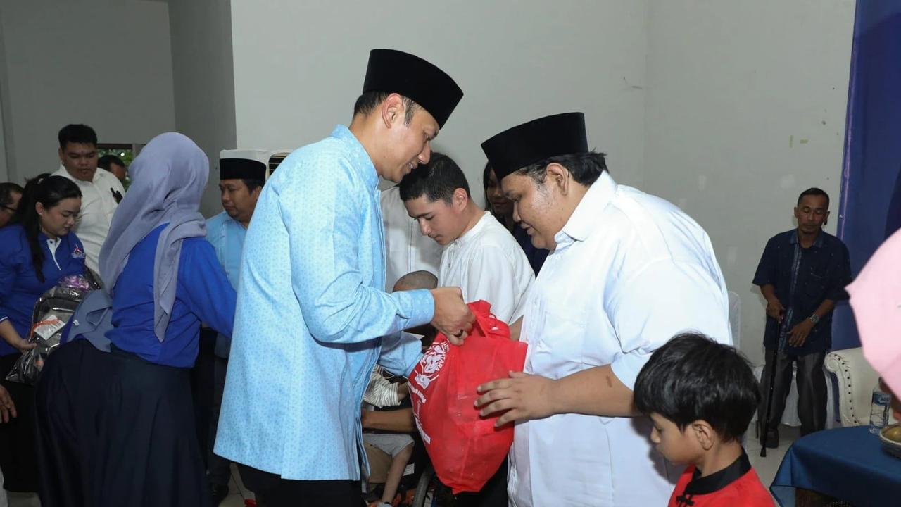 25 Tahun Partai Demokrat, AHY: Perhatian ke Anak Yatim dan Disabilitas Harus Diperkuat