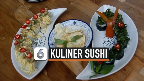VIDEO: Kuliner Shusi Sundanese Perpaduan Jepang dan Sunda