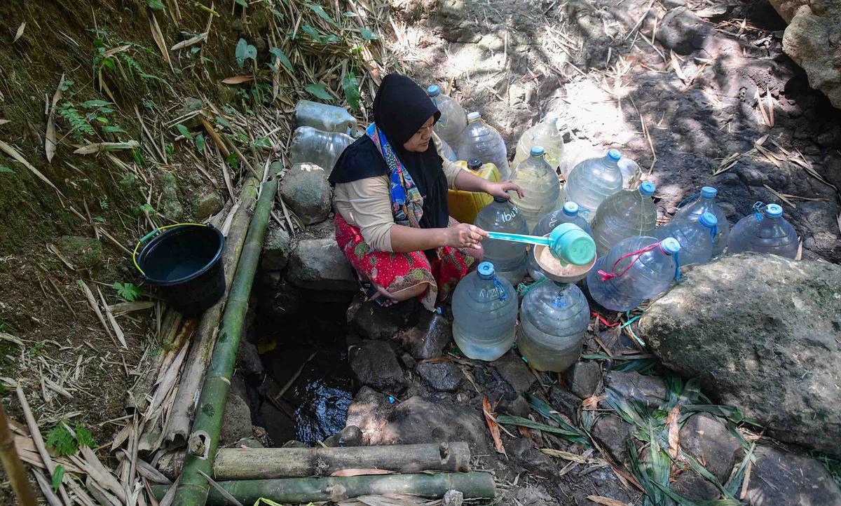 Sumber Mata Air di Hutan Jadi Tumpuan Warga Cilegon Saat Kemarau