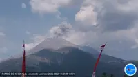 Lewotobi Laki-laki Erupsi, Tinggi Kolom Abu Capai 2500 Meter