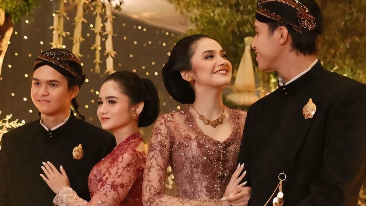 Bak Putri Keraton, Syifa Hadju dan Tissa Biani Tampil Ayu Berbalut Kebaya Gradasi di Ngunduh Mantu Al Ghazali-Alyssa Daguise