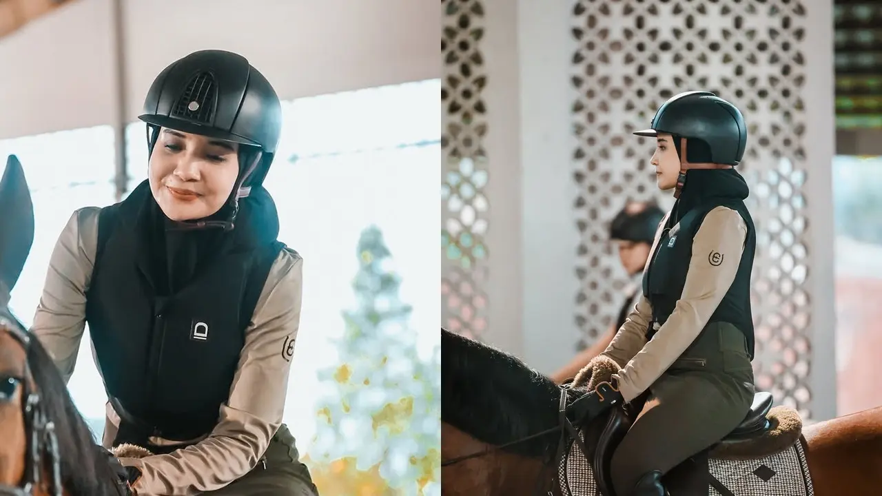 Zaskia Sungkar Berkuda
