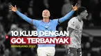 Berita Motion Grafis, Manchester City dan 9 klub dengan jumlah gol terbanyak sepanjang tahun 2022. Bayern Munchen diposisi kedua dan Liverpool diposisi ketiga.