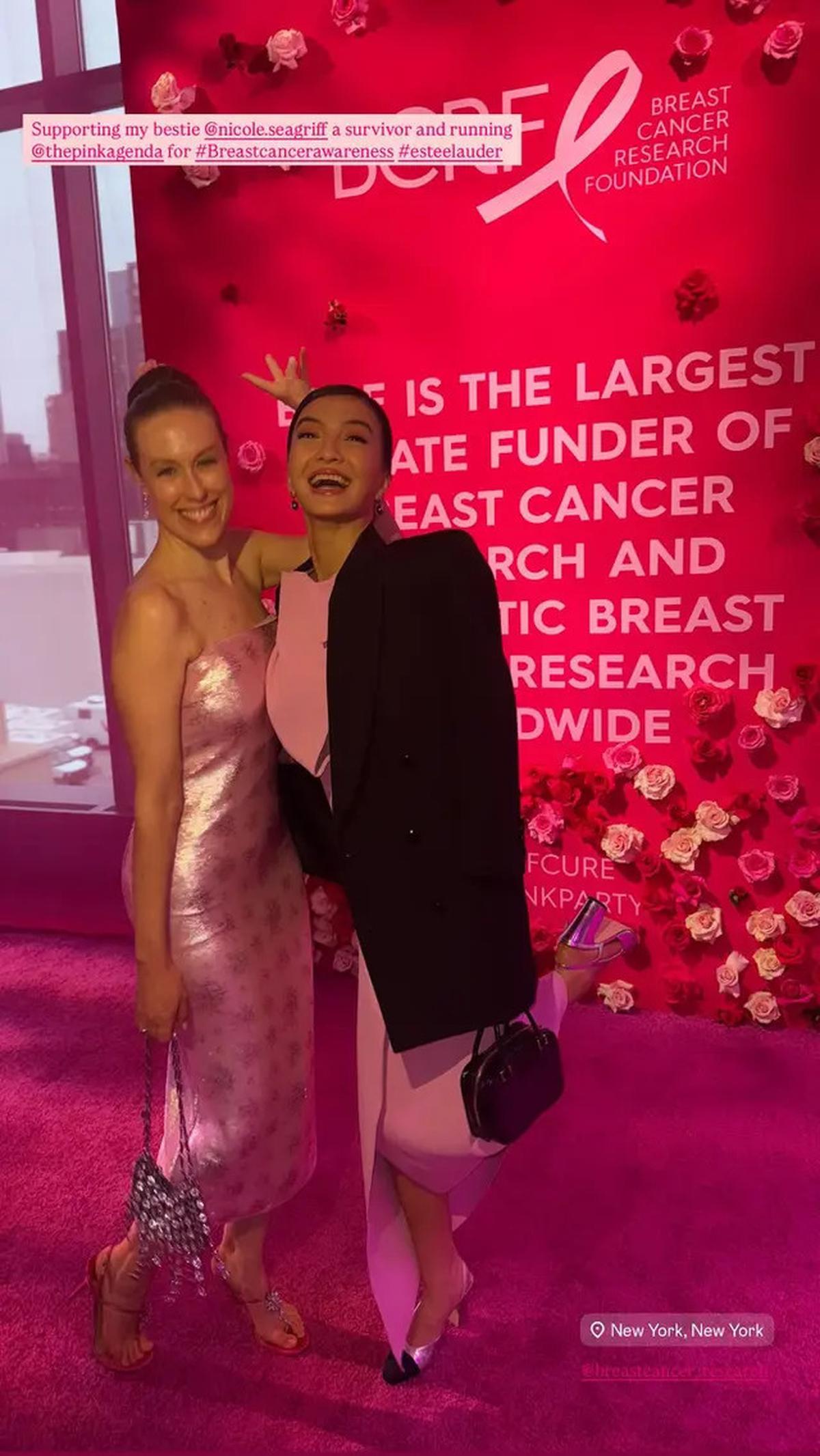 Potret Akrab Raline Shah dengan Vera Wang di Acara Amal Kanker Payudara, Tampil Manis dengan Dress Pink