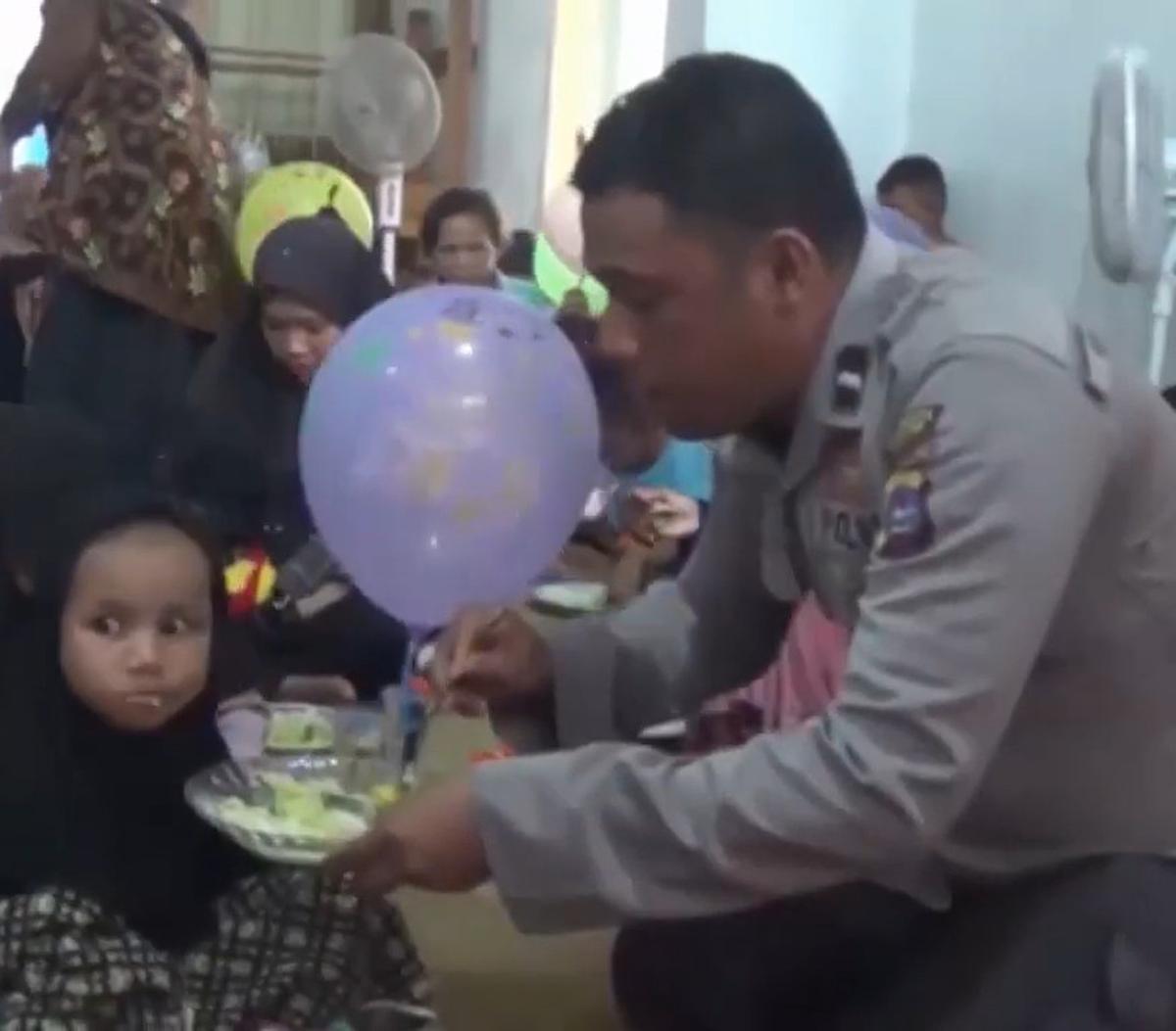 Aipda Dian Wihendro Ratno peduli stunting