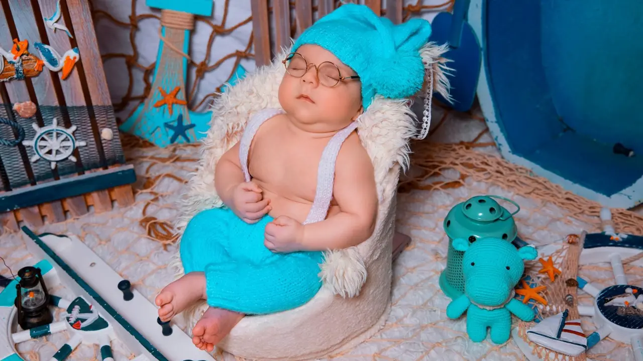 Ilustrasi bayi laki-laki