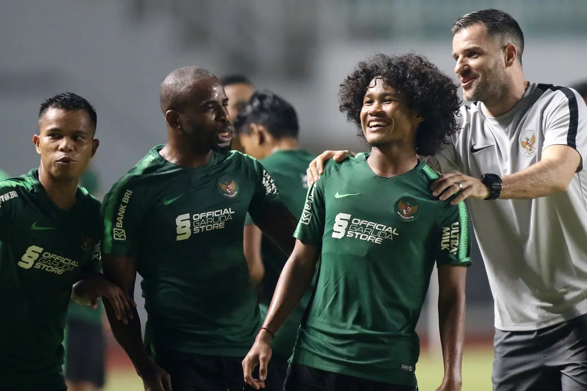 Latihan Timnas Indonesia