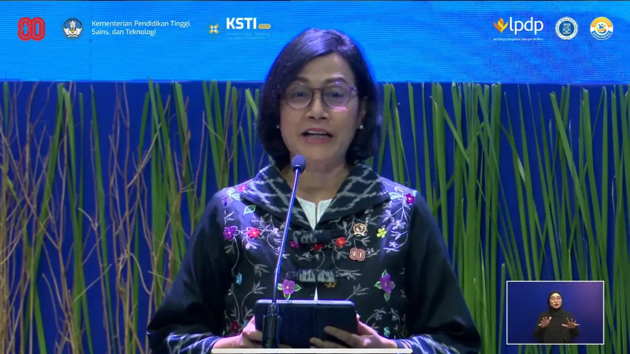 Menteri Keuangan (Menkeu) Sri Mulyani. (Foto: tangkapan layar/Tira Santia)
