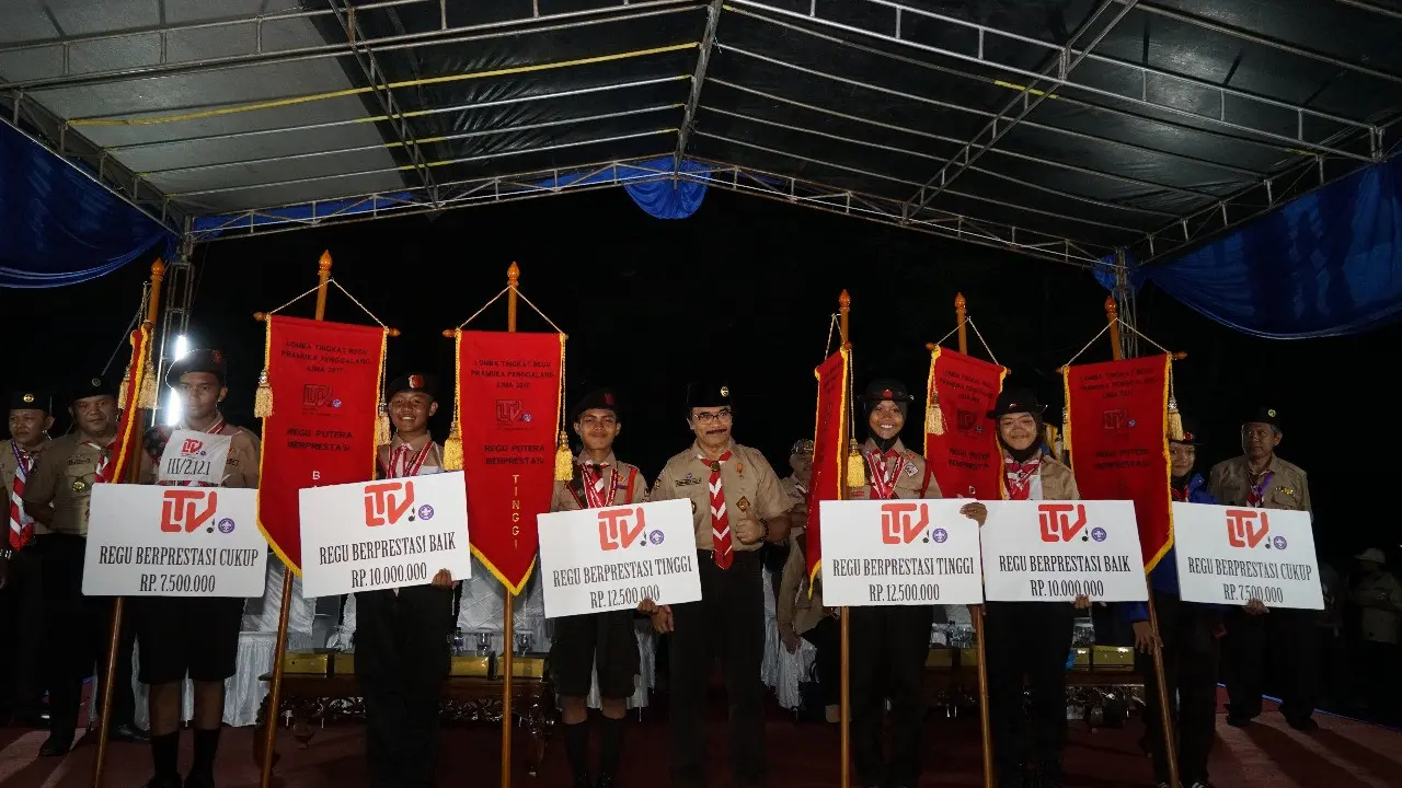 Pemenang LT-V Kwarnas Gerakan Pramuka (Liputan6.com/Pool/Gerakan Pramuka)