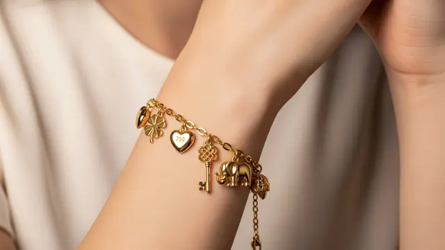 Model Gelang Emas 750 Terbaru 2026 yang Elegan dan Banyak Dicari Desain Charm