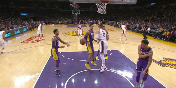 VIDEO : GAME RECAP NBA 2017-2018, Trail Blazers 95 vs Lakers 92