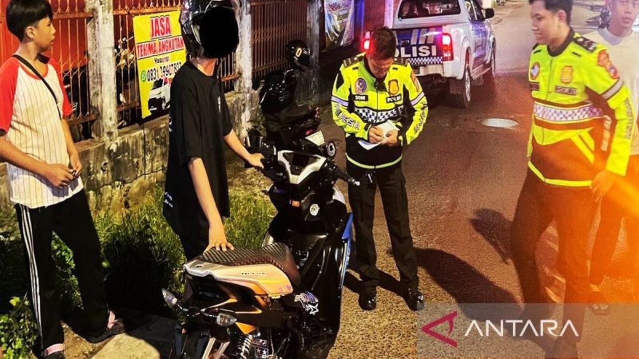 Satlantas Banjarmasin Gencarkan "Hunting System" Berantas Balap Liar di Jalan A Yani