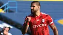 Dari total 30 laga di Championship, ia mampu mencetak 33 gol dan 7 assist. Dua gol terakhirnya dicetak saat Fulham menang 2-1 atas tamunya Peterborough, 23 Februari 2022. (AFP/Pool/Oli Scarff)