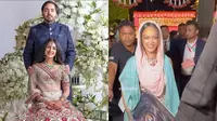 Tokoh besar di pesta pra nikah anak Mukesh Ambani (Sumber: Instagram/ambanifamily dan voompla)