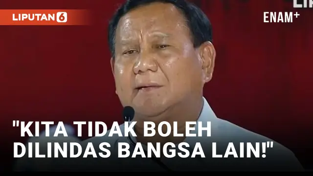 Debat Capres, Prabowo Mengaku Santai Hadapi Risiko Intervensi dari Negara Pemberi Hutang