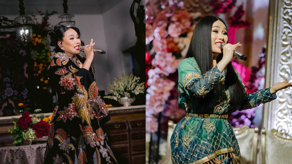 6 Outfit Manggung Titi DJ, Elegan dan Penuh Pesona di Usia 59 Tahun