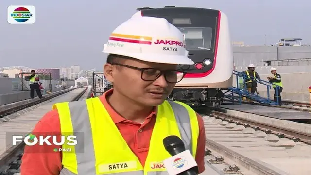 LRT yang terhubung dengan sejumlah venue Asian Games hampir rampung. Bahkan Dirut PT. Jakpro optimis, LRT sudah bisa beroperasi pada bulan Juli mendatang.