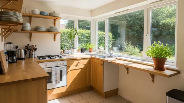 Inspirasi Dapur Mungil di Pojok Rumah yang Tetap Nyaman untuk Memasak/Gemini AI