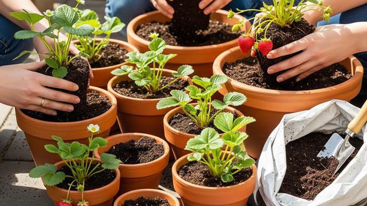 Cara Mudah Menanam Stroberi di Pot, Hasil Manis dan Cantik untuk Dekorasi Rumah