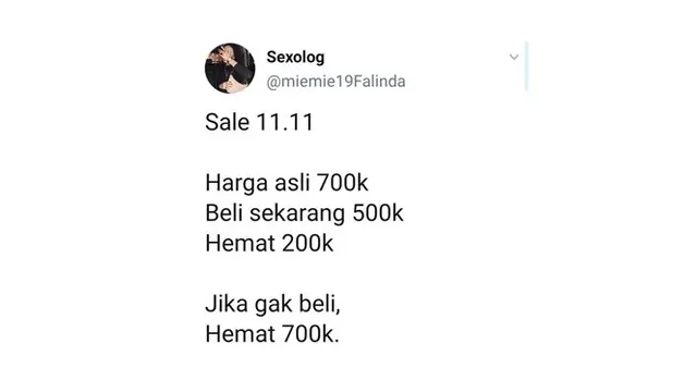 Status Nyeleneh di Media Sosial Ini Bikin Mikir Keras, Benar Adanya