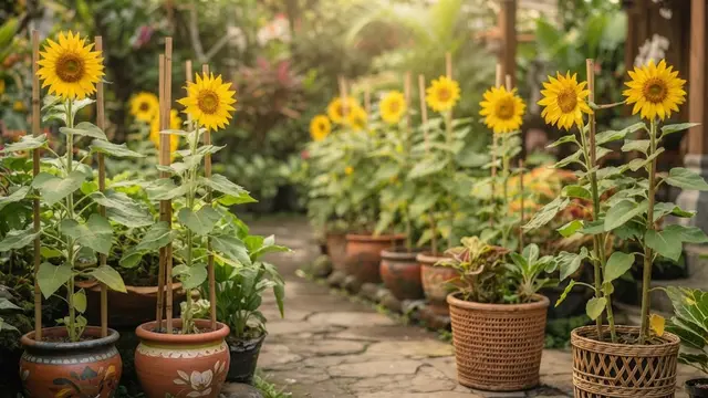 Cara Menanam Bunga Matahari di Pot