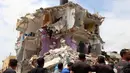 Sebelumnya, diketahui pasca kesepakatan gencatan senjata, militer Israel melanjutkan serangannya di Jalur Gaza pada 18 Maret 2025 dan sejak itu 2.876 orang tewas dan melukai hampir 8.000 lainnya. (Zain JAAFAR/AFP)