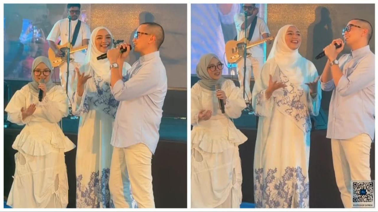 Potret Rezky Aditya Debut Jadi Penyanyi Langsung Duet Bareng Nissa Sabyan, Citra Kirana 'Kok Bisa Pede Banget