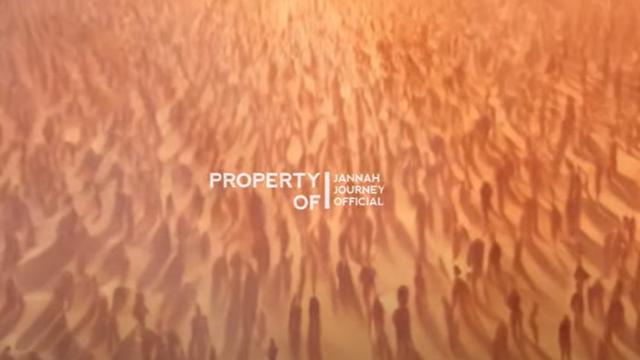 Ilustrasi manusia berkumpul di padang Mahsyar (SS: YT. Jannah Jouney Official)