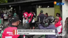 Tak ingin jumlah kasus Covid-19 terus bertambah, Wali Kota Surabaya Tri Rismaharini, berpatroli keliling kampung padat penduduk. Dengan menggunakan alat pengeras suara, Risma mengimbau warganya untuk disiplin memakai masker.