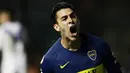 4. Cristian Pavon – Pemain asal Argentina ini santer dikabarkan menjadi incaran klub top Eropa seperti Barcelona dan Arsenal. Skill mumpuni dan handal dalam mencetak gol membuatnya diprediksi bisa menjadi penerus Messi. (AFP/Alejandro Pagni)