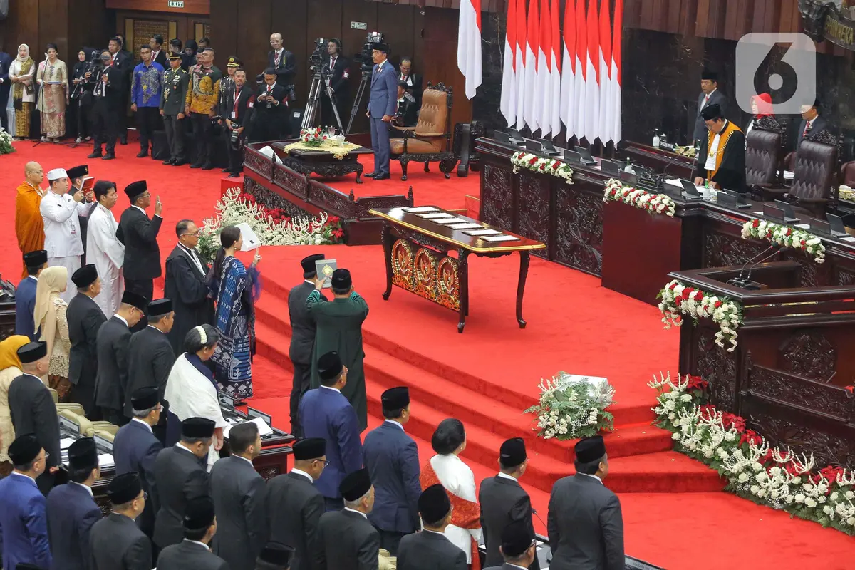 Sah, Ini Momen Pengucapan Sumpah dan Janji Anggota DPR 2024-2029