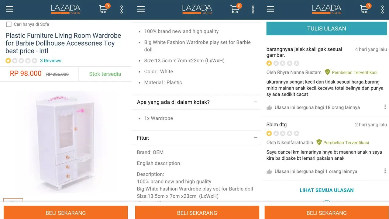 Salah beli