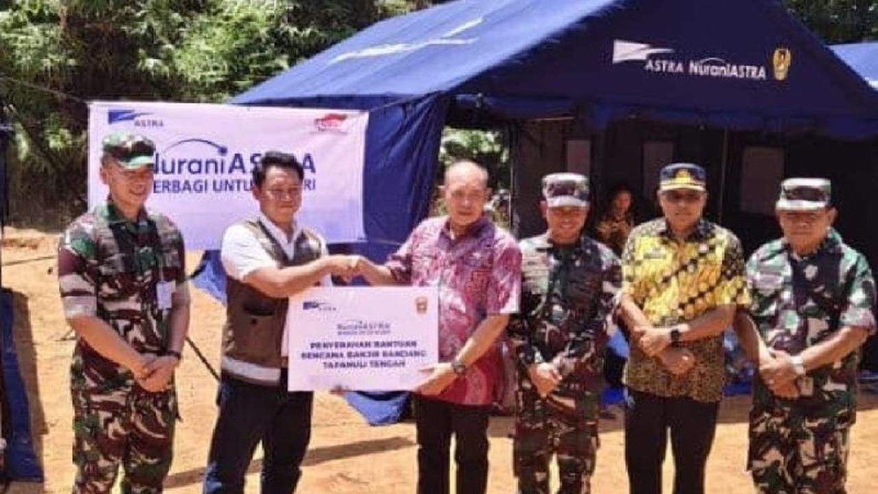 Pemkab Tapteng Terima Bantuan Kemanusiaan dari Astra Internasional untuk Korban Bencana