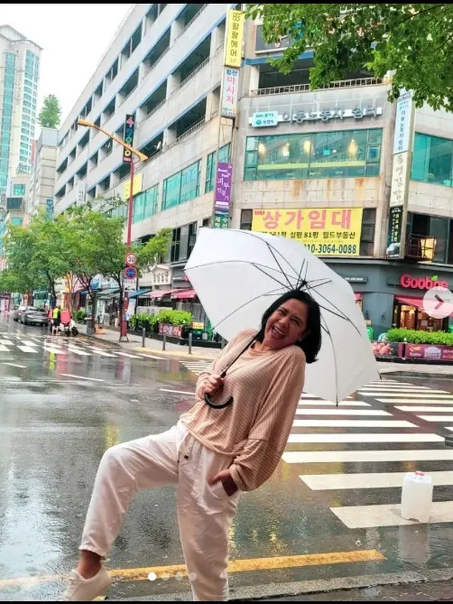 Potret Lydia Kandou selama berada di Bucheon, Korea Selatan. (Instagram @lydiakandou_)