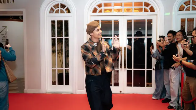 Jourdy Pranata di Gala Premiere Film Sampai Jumpa, Selamat Tinggal (Sumber gambar: Siaran pers Adhya Pictures & Relate Films)