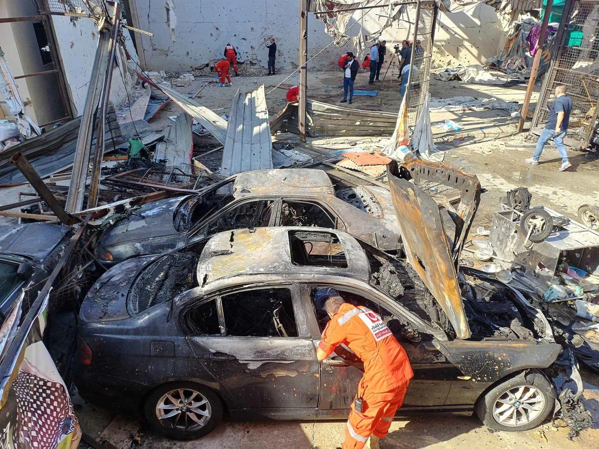 FOTO: Serangan Udara Israel di Ein el-Hilweh Tewaskan 13 Orang di Lebanon Selatan