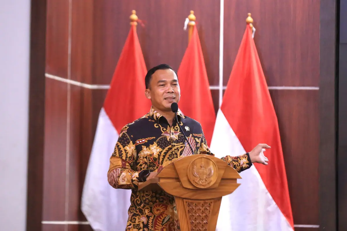 Menteri Kependudukan dan Pembangunan Keluarga/Kepala Badan Kependudukan dan Keluarga Berencana Nasional (Menteri Dukbangga/BKKBN) Wihaji.
