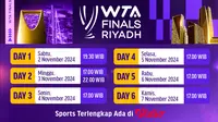 Jadwal dan Live Streaming WTA Finals Riyadh 2024 di Vidio