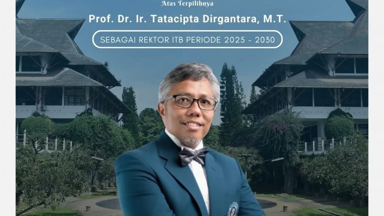 Rektor Baru ITB Tatacipta Dirgantara/itb.ac.id
