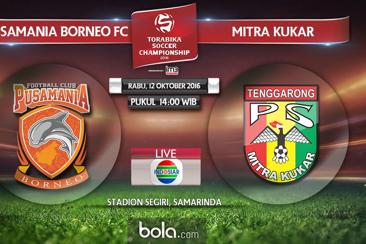 Pusamania Borneo FC Vs Mitra Kukar (Bola.com/Adreanus Titus)