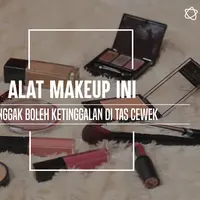 Ilustrasi alat makeup. (Foto Deki Prayoga/Bintang.com, Digital Imaging: Nurman Abdul Hakim/Bintang.com).