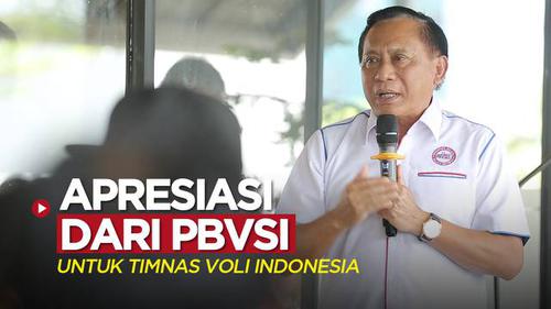 VIDEO: Apresiasi PBVSI untuk Pemain dan Pelatih Timnas Voli Indonesia yang Persembahkan Medali di SEA Games 2021