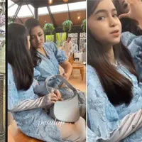 Marshanda tampil cantik di acara pernikahan sang bunda. Mantan istri Ben Kasyafani itu juga bersama putrinya, Sienna. Masih dalam acara tersebut, bintang sinetron Bidadari itu juga ketemu dengan 'Ibu Peri' Marini Zumarnis. Berikut beberapa potretnya. [Instagram/dollyssa]