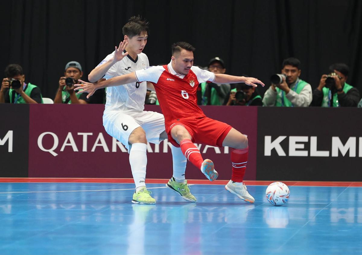 FOTO: Kalahkan Kirgistan, Timnas Futsal Indonesia Pastikan Tiket Perempat Final Piala Asia 2026