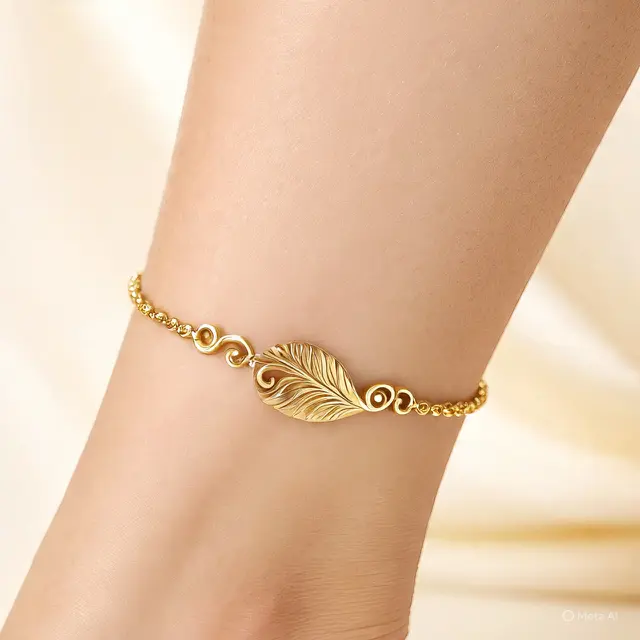 Model Gelang Kaki Emas Wanita Terbaru