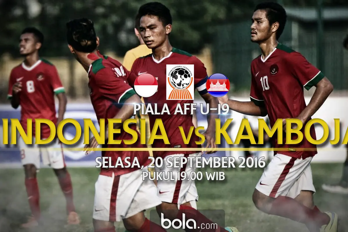 Piala AFF U-19_Indonesia Vs Kamboja (Bola.com/Adreanus Titus)